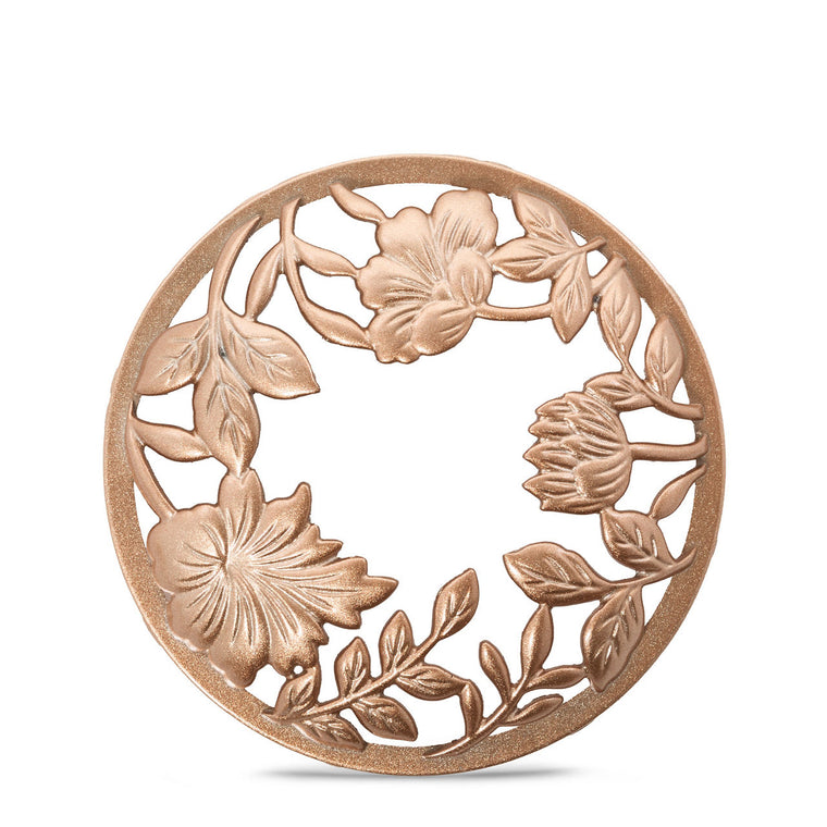 Floral Etch Illuma-Lid® Jar Candle Topper I7